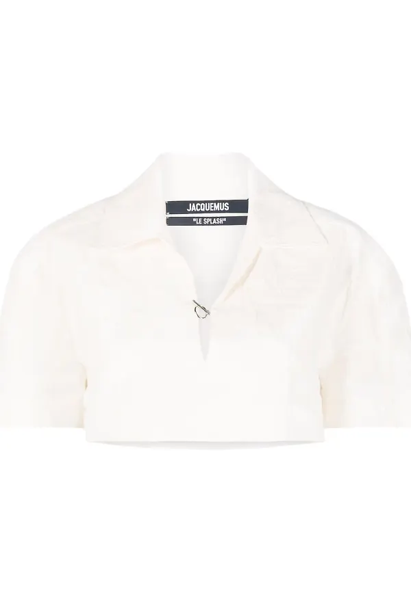 Jacquemus kort skjorta - Neutral