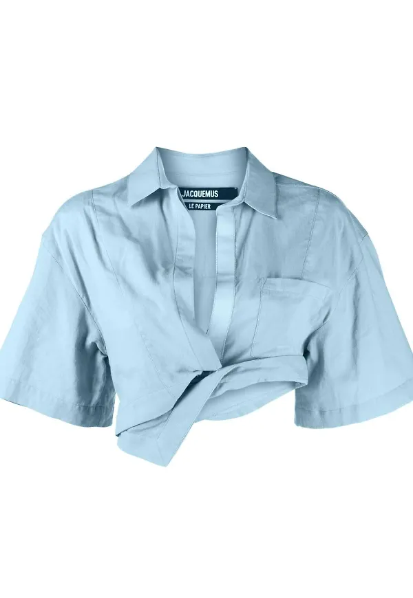 Jacquemus kort t-shirt - Blå