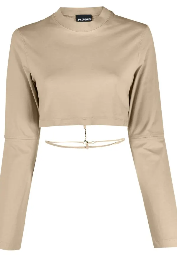 Jacquemus kort t-shirt - Neutral