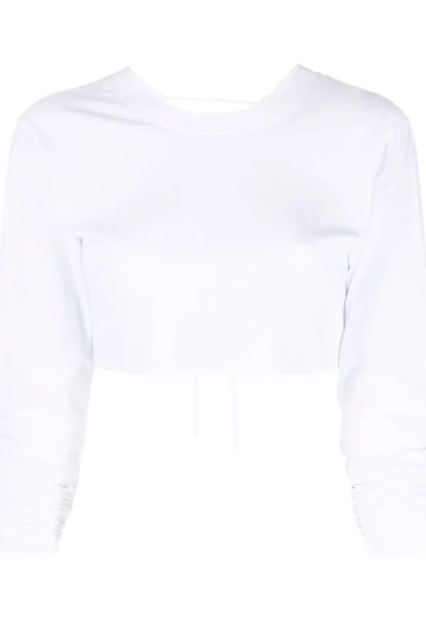 Jacquemus kort t-shirt - Vit