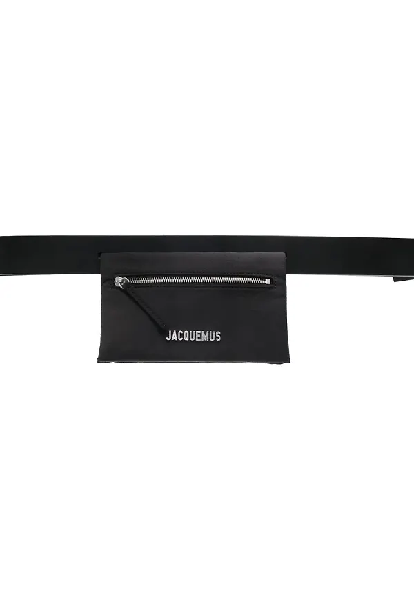 Jacquemus La Ceinture Cuscinu läderskärp - Svart