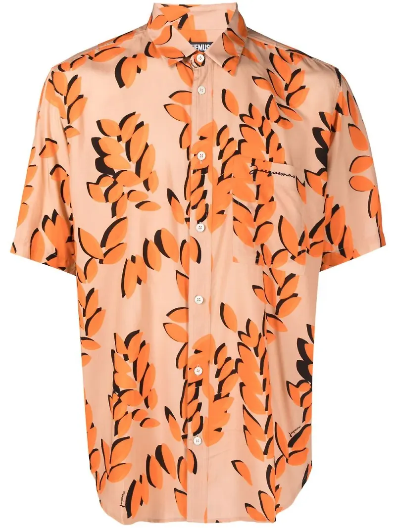 Jacquemus La Chemise Melo skjorta - Orange