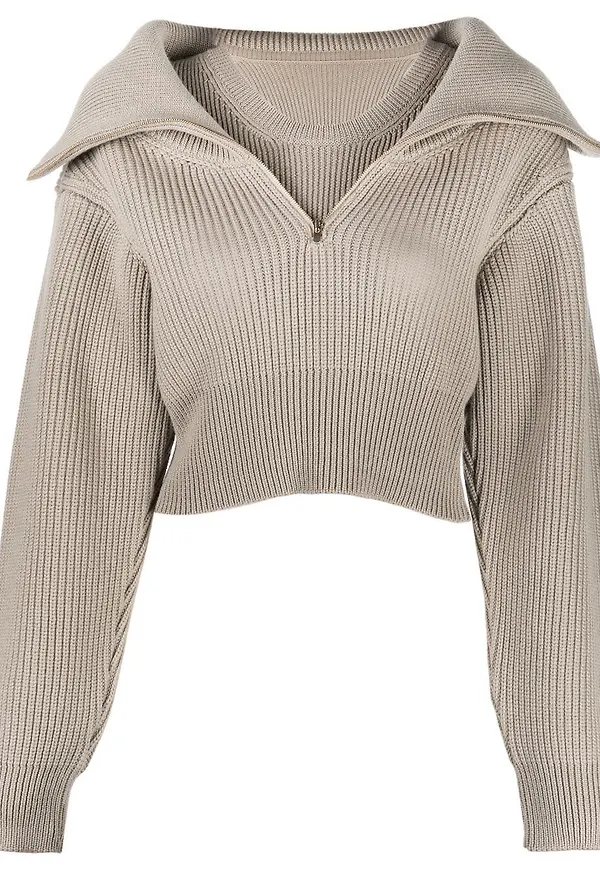 Jacquemus La maille Risoul tröja - Neutral