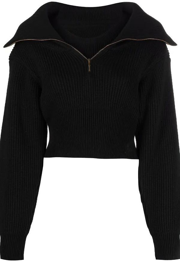 Jacquemus La maille Risoul tröja - Svart