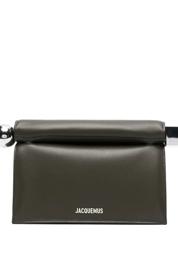 Jacquemus La Pochette kuvertväska med viklock - Grön