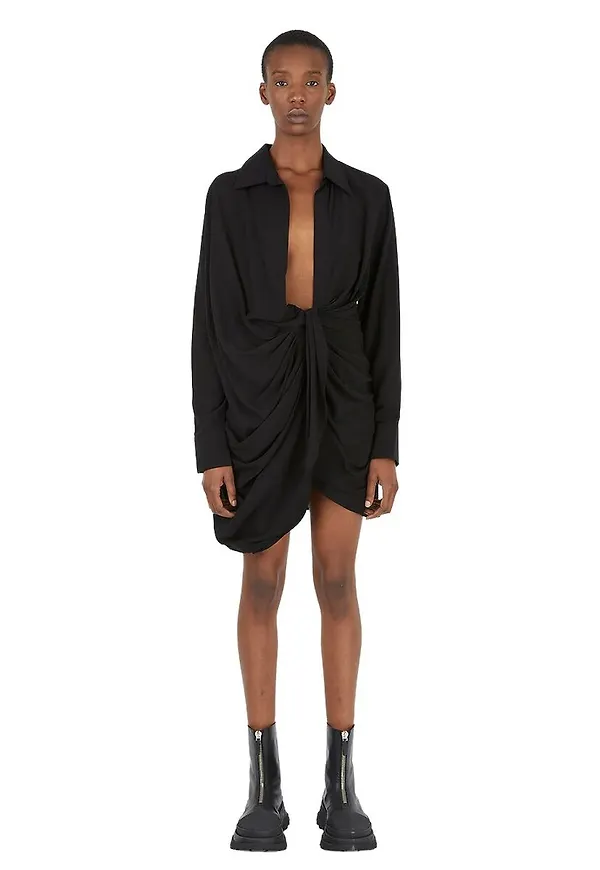 Jacquemus La Robe Bahia Dress Svart, Dam