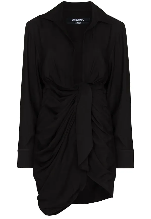 Jacquemus La Robe Bahia miniklänning - Svart