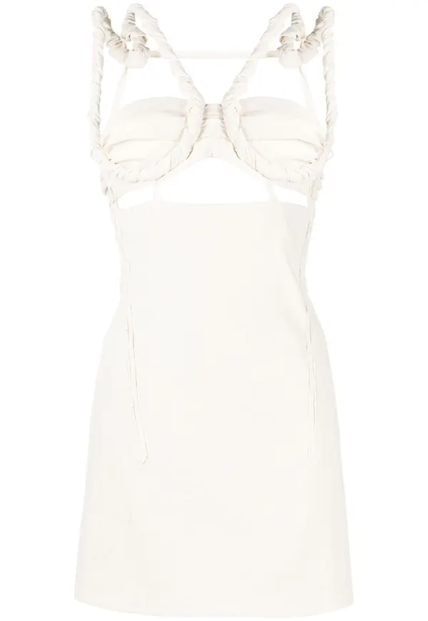 Jacquemus La Robe Meli miniklänning - Vit