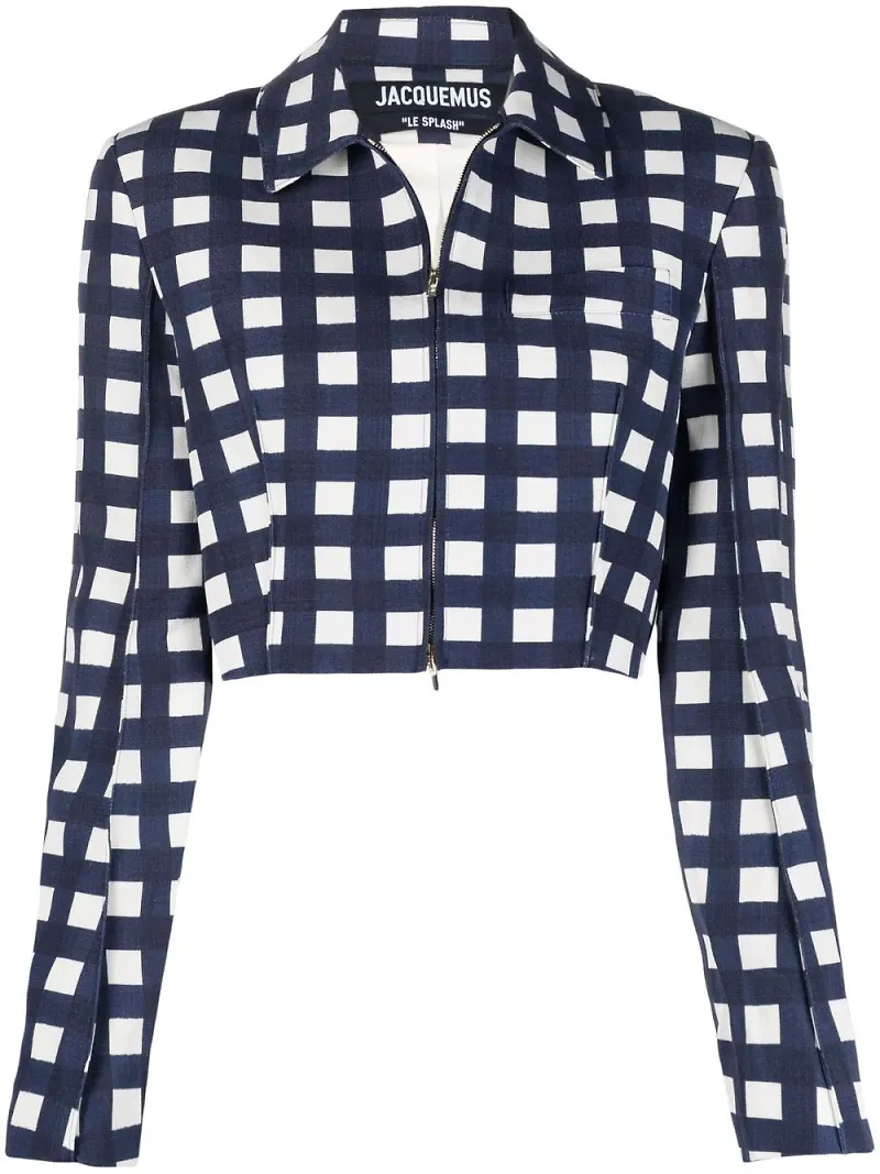 Jacquemus La Veste Limao kort jacka - Blå