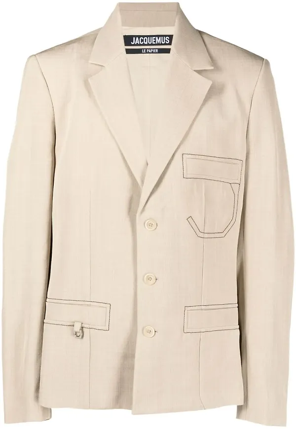 Jacquemus La Veste Linu blazer - Neutral