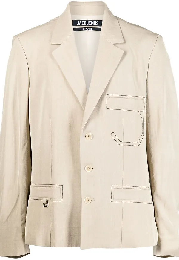 Jacquemus La Veste Linu blazer - Vit