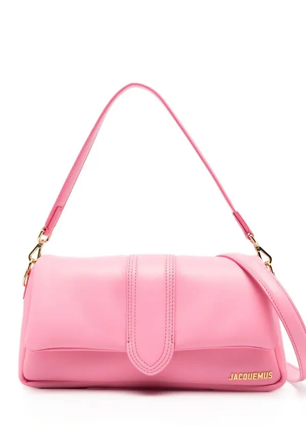 Jacquemus Le Bambimou vadderad axelväska - Rosa