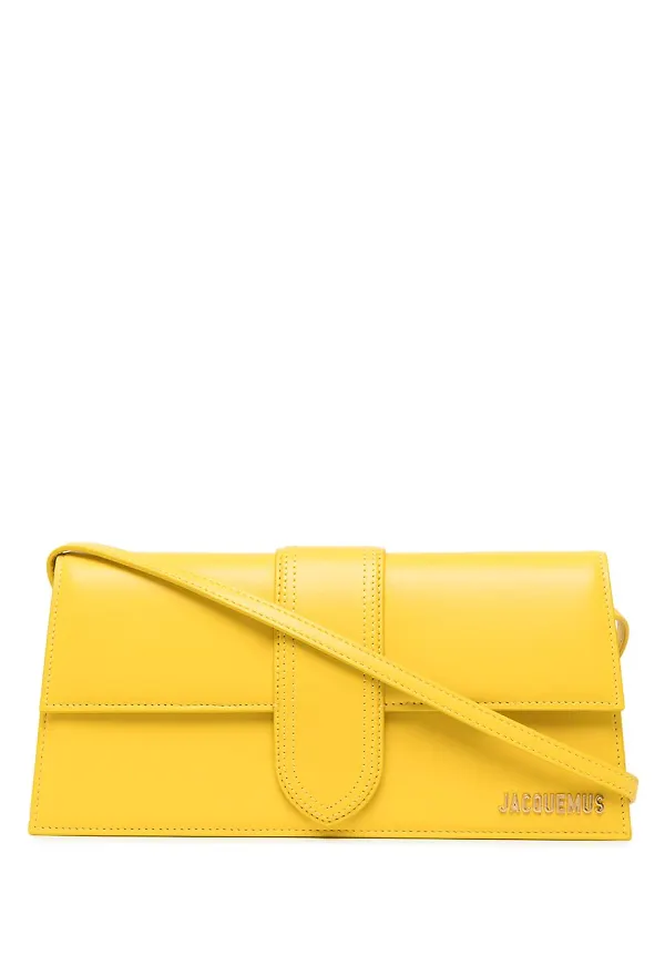 Jacquemus Le Bambino lång axelväska - Gul