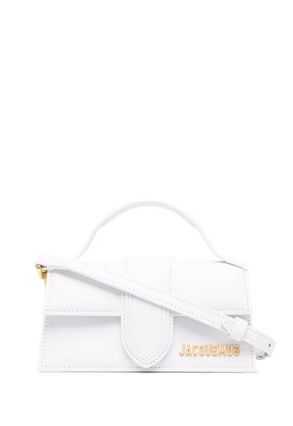 Jacquemus Le Bambino lång axelväska - Vit