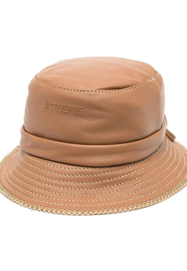 Jacquemus Le Bob Mentalo fiskehatt - Brun