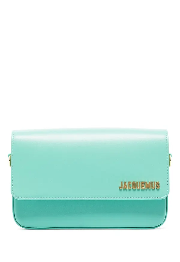 Jacquemus Le Carinu axelväska med logotypplakett - Grön