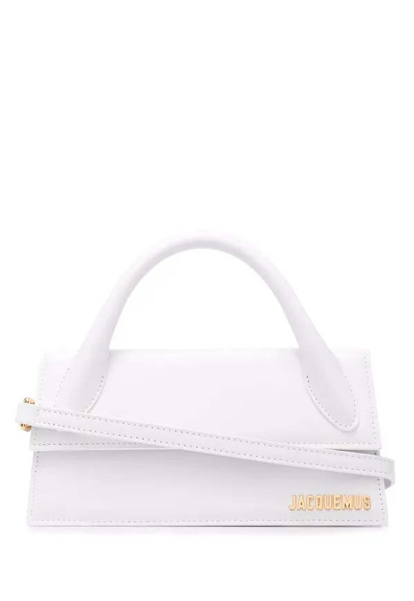 Jacquemus Le Chiquito lång totebag - Vit
