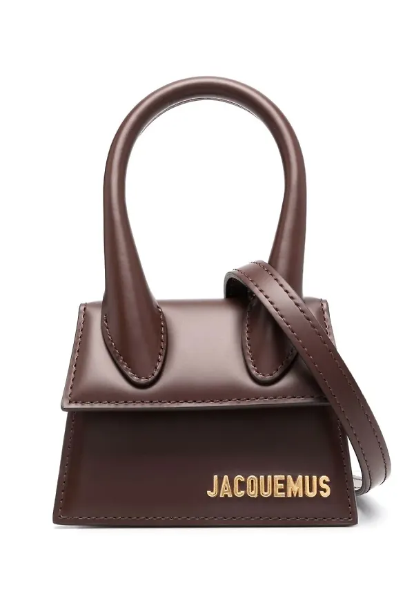Jacquemus Le Chiquito miniväska - Brun
