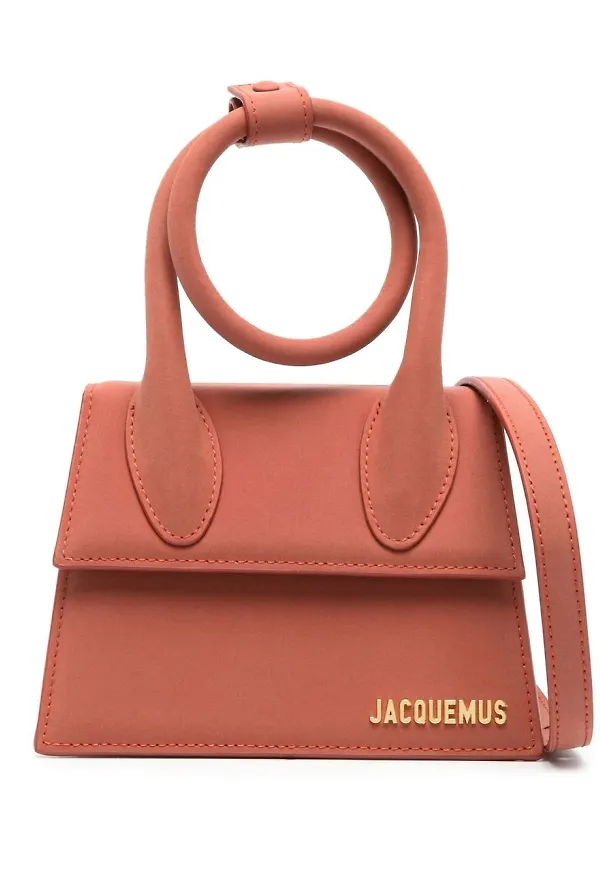 Jacquemus Le Chiquito Noeud axelväska - Brun