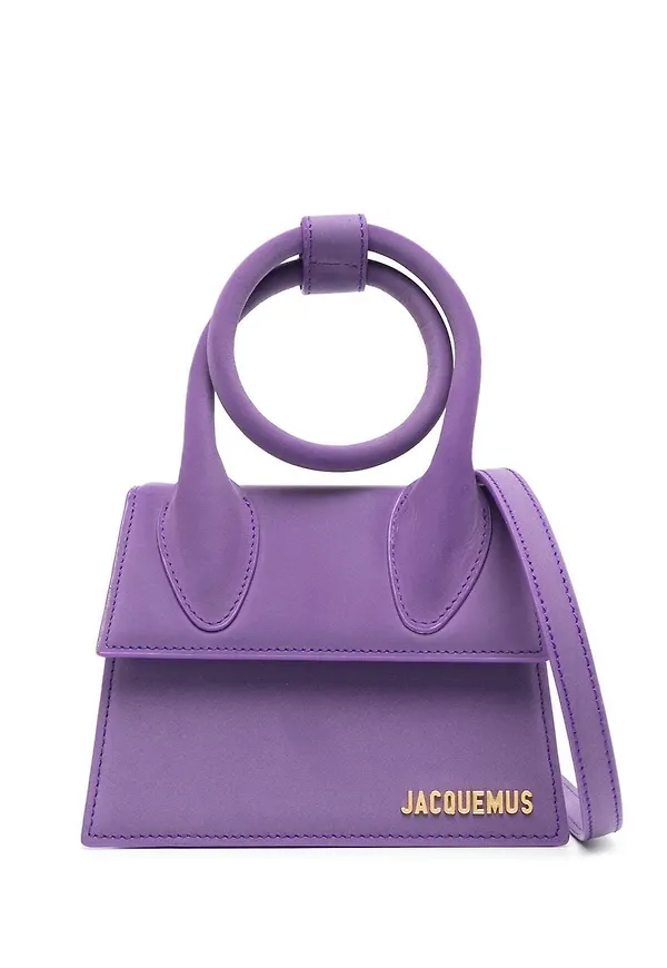 Jacquemus Le Chiquito Noeud axelväska - Lila