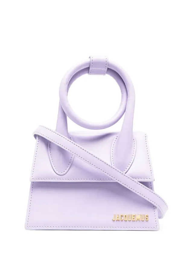 Jacquemus Le Chiquito Nœud totebag - Lila