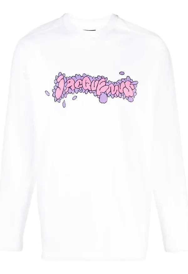 Jacquemus Le Desenho långärmad t-shirt - Vit