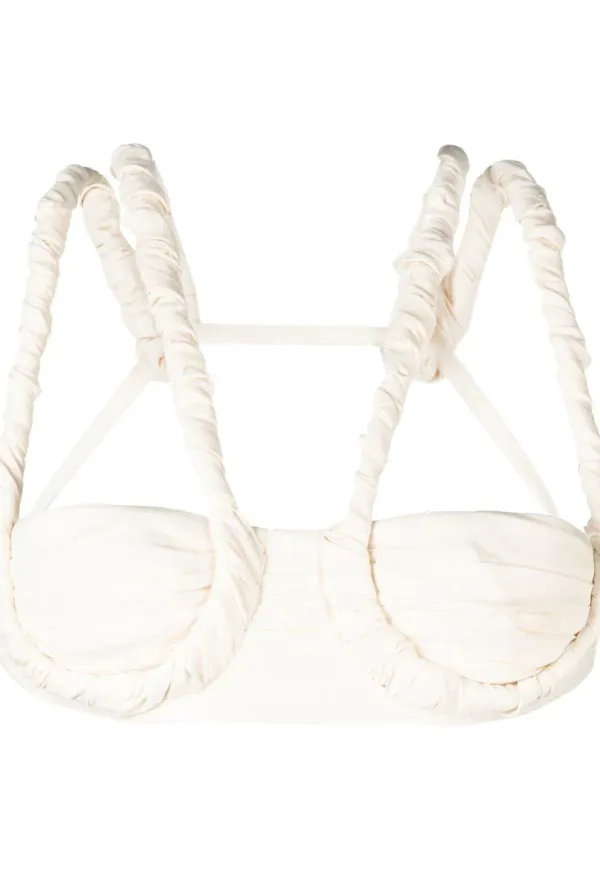 Jacquemus Le Haut Meli topp - Vit