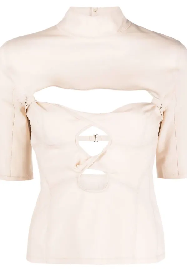 Jacquemus Le Haut Palmi topp - Neutral