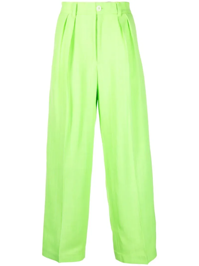 Jacquemus Le Pantalon Loya vida byxor - Grön