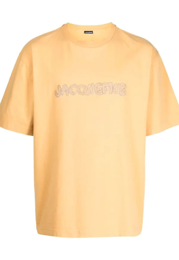 Jacquemus Le Raphia t-shirt - Gul
