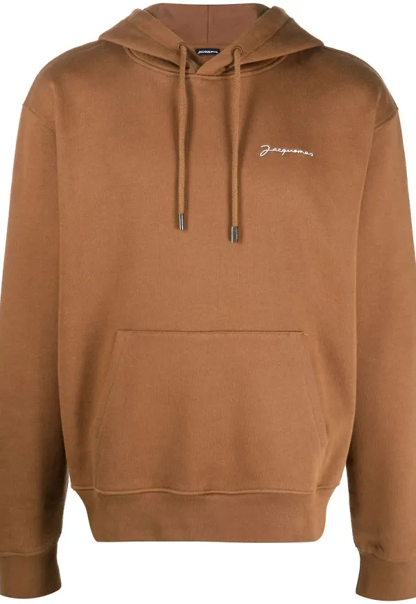 Jacquemus Le Sweatshirt Brodé hoodie - Brun