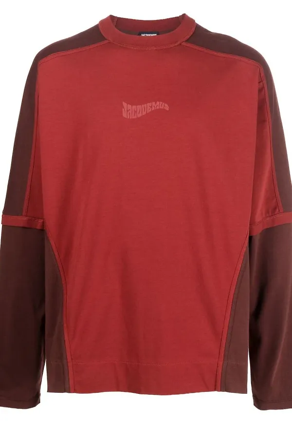 Jacquemus Le t-shirt Crema t-shirt - Röd