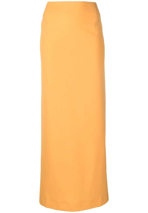 Jacquemus maxikjol med hög midja - Orange