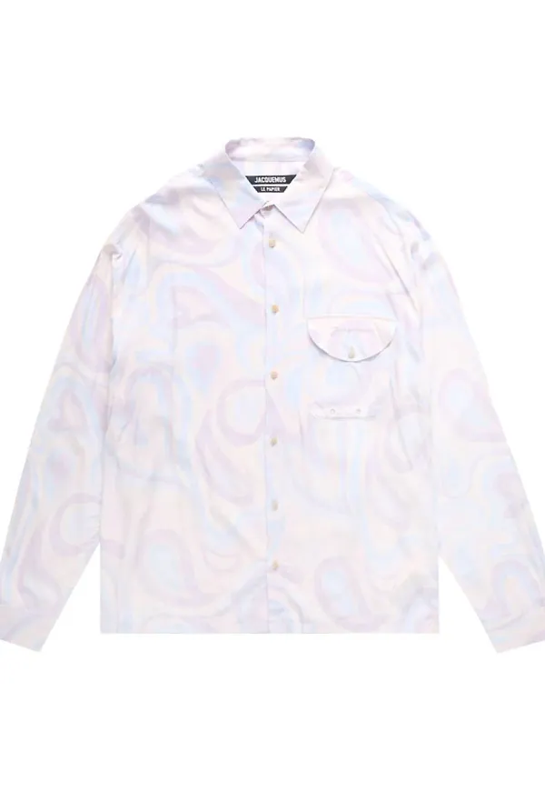 Jacquemus Mazzolu paisleymönstrad skjorta - Lila