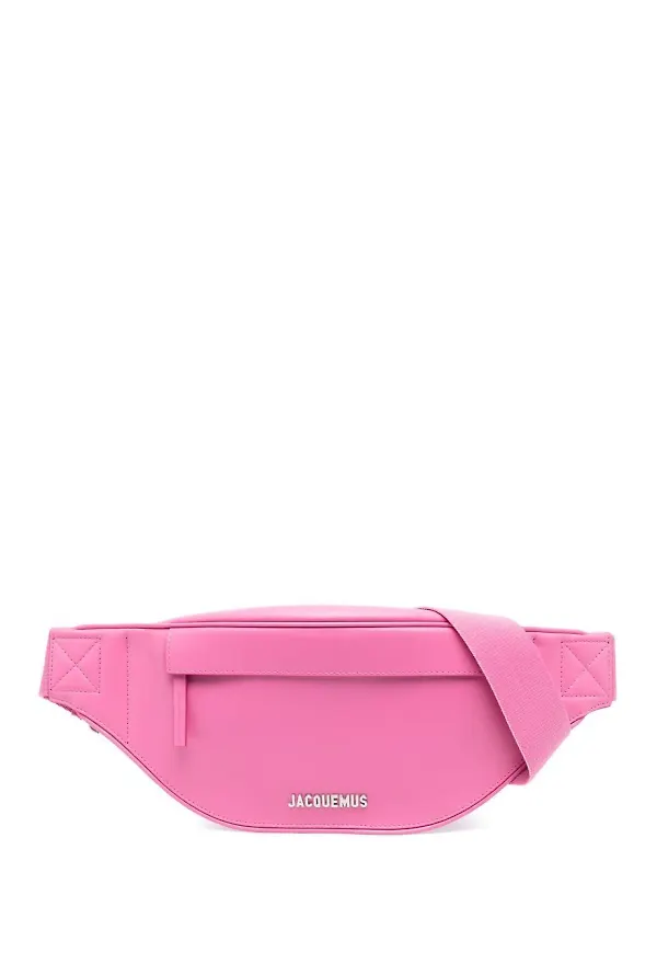 Jacquemus midjeväska i läder - Rosa