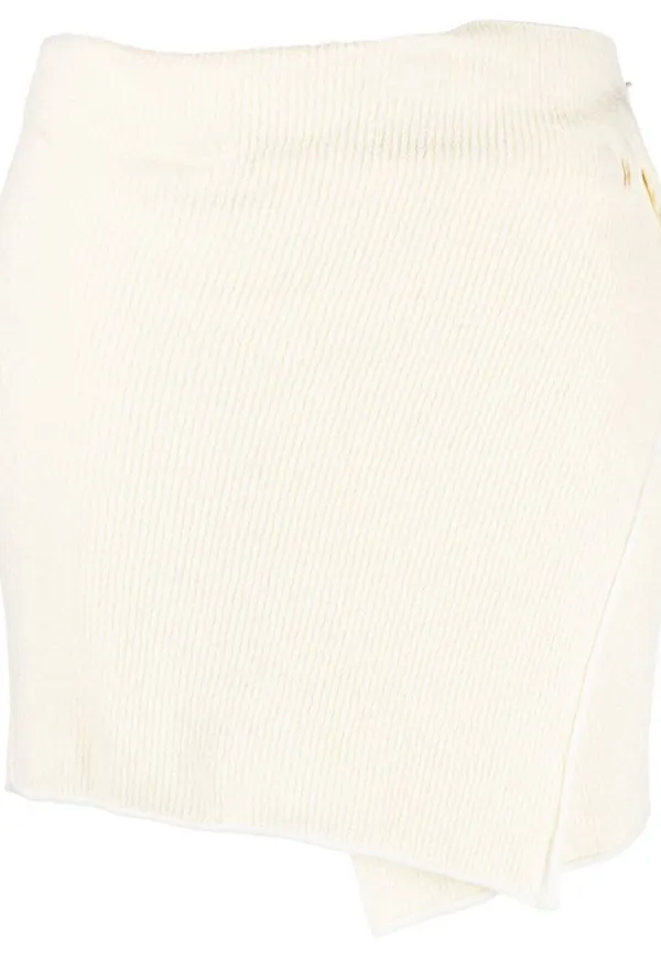 Jacquemus miniomlottkjol - Neutral