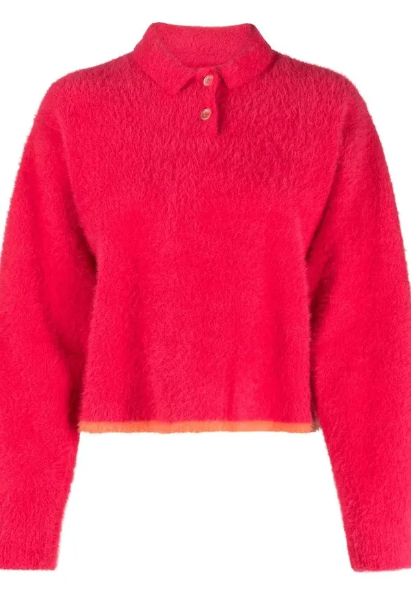 Jacquemus Neve polo jumper - Rosa