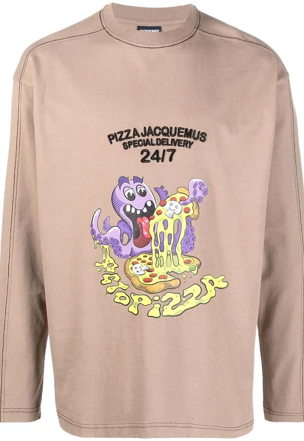 Jacquemus Octopizza sweatshirt - Brun