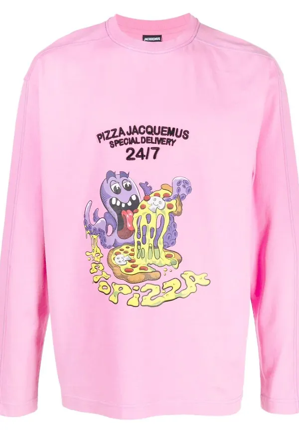 Jacquemus Octopizza sweatshirt - Rosa