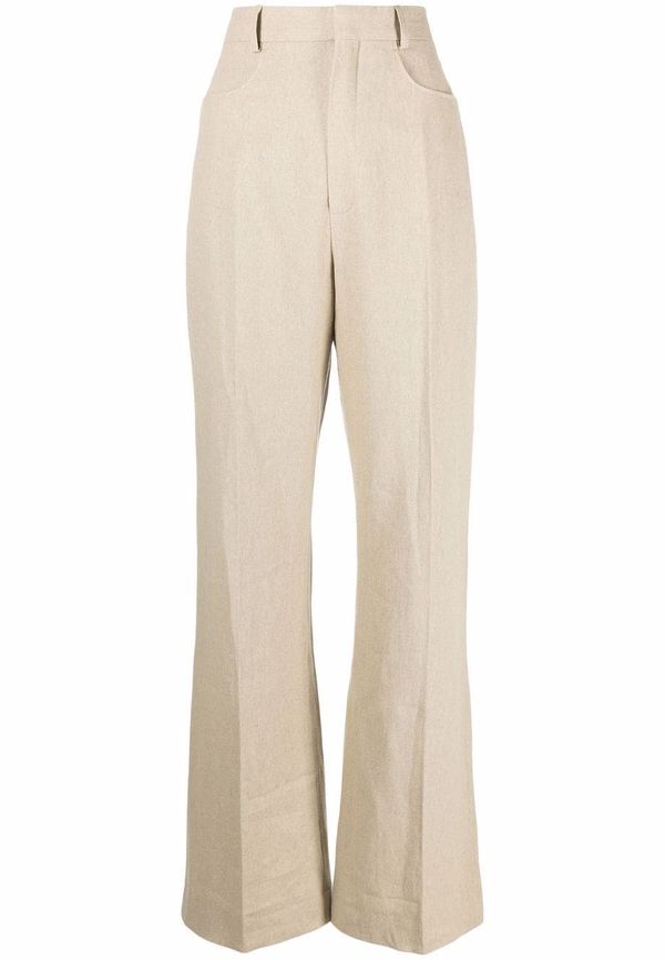 Jacquemus Sauge byxor med hög midja - Neutral
