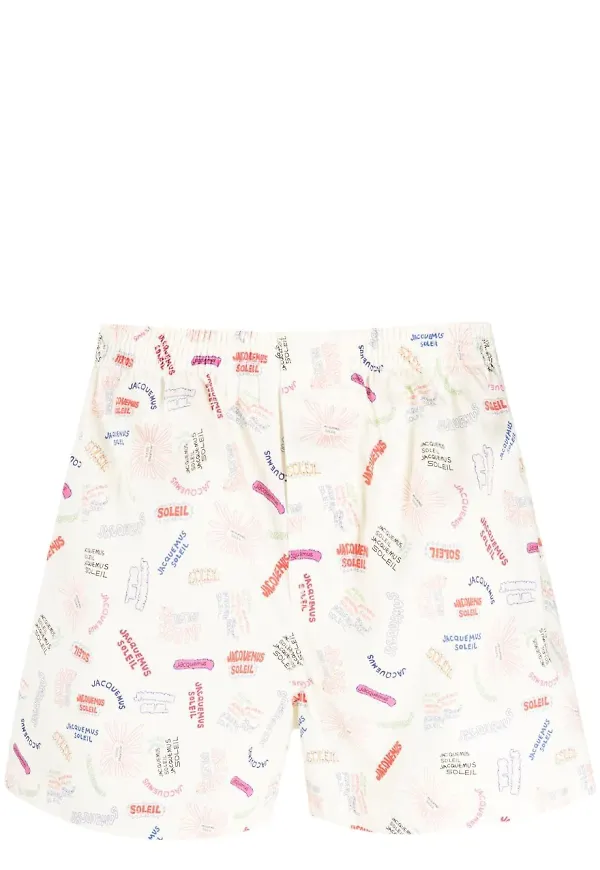 Jacquemus Signature logo print briefs - Neutral
