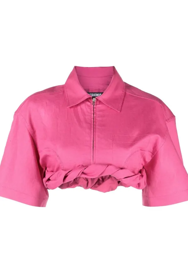 Jacquemus Silpa kort skjorta - Rosa