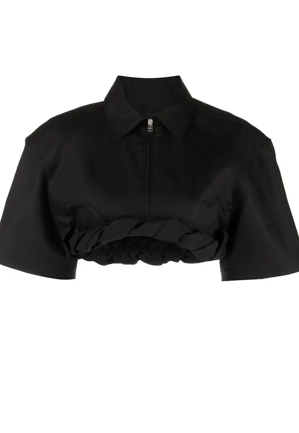 Jacquemus Silpa kort skjorta - Svart