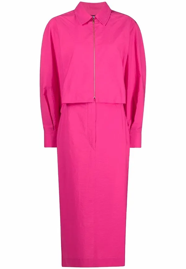 Jacquemus skjortklänning med dragkedja - Rosa
