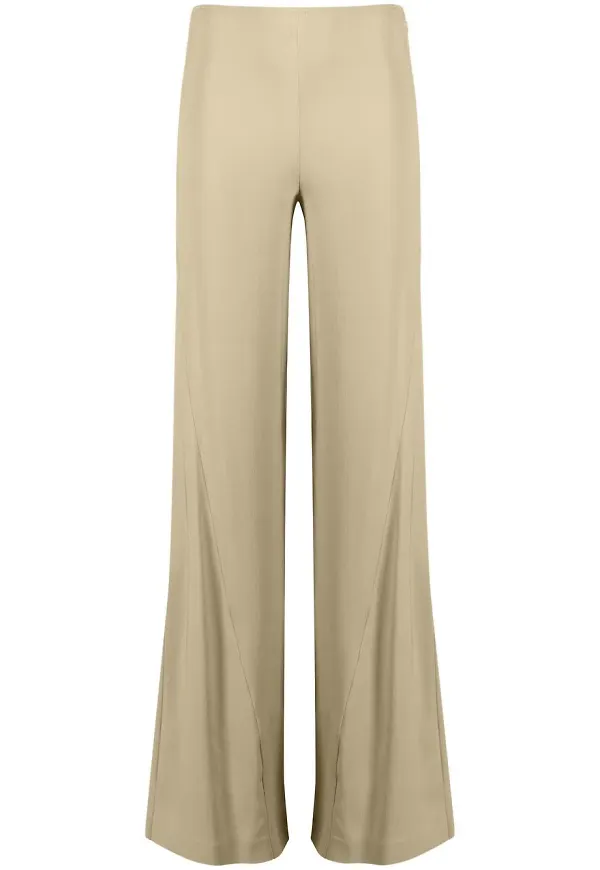 Jacquemus Soffio utsvängda byxor - Neutral