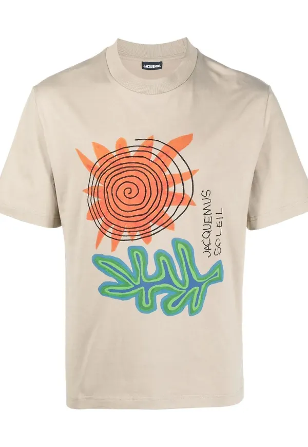 Jacquemus Soleil cotton T-shirt - Neutral