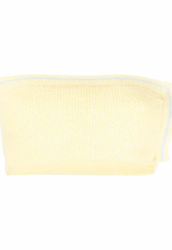 Jacquemus stickad bandeau-topp - Gul