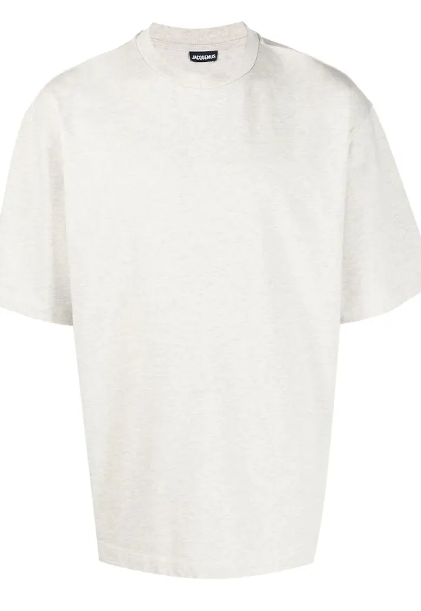 Jacquemus t-shirt med grafiskt tryck - Grå