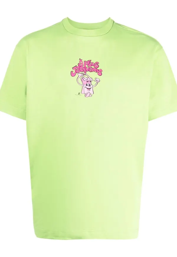 Jacquemus t-shirt med grafiskt tryck - Grön