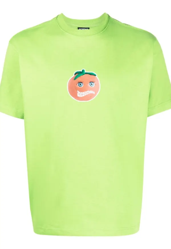 Jacquemus t-shirt med grafiskt tryck - Grön